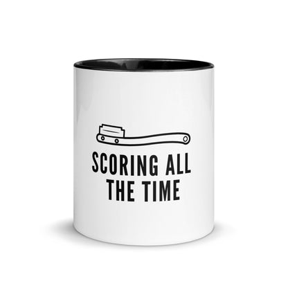 Scoring All The Time Mug with Color Inside