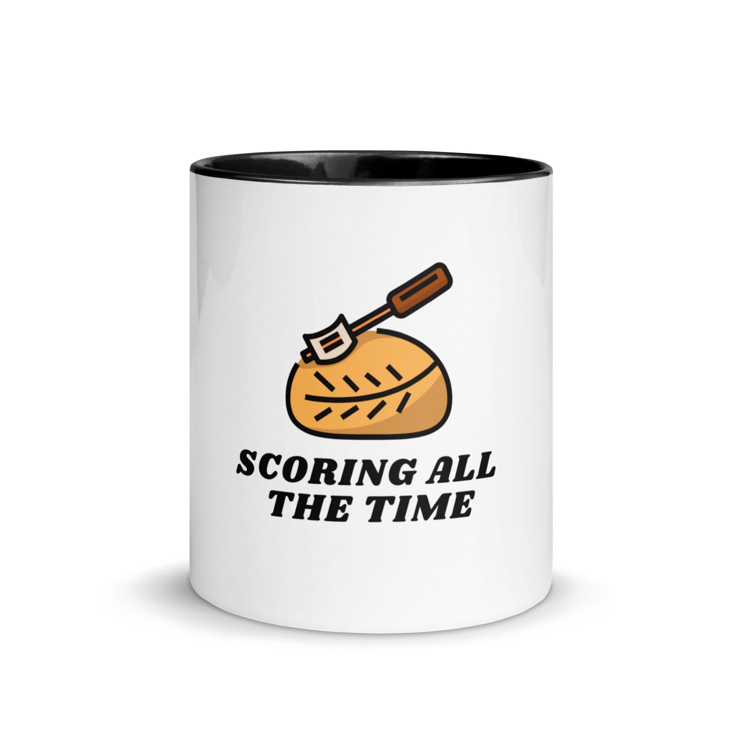 Scoring All The Time Mug with Color Inside