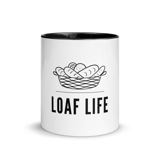 Loaf Life Mug with Color Inside