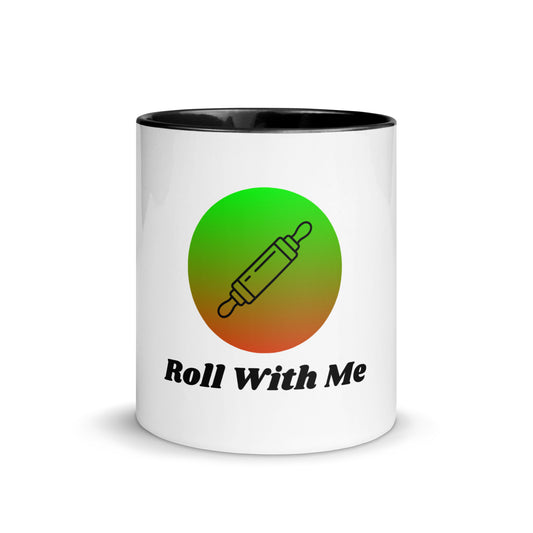 Roll with Me Mug with Color Inside