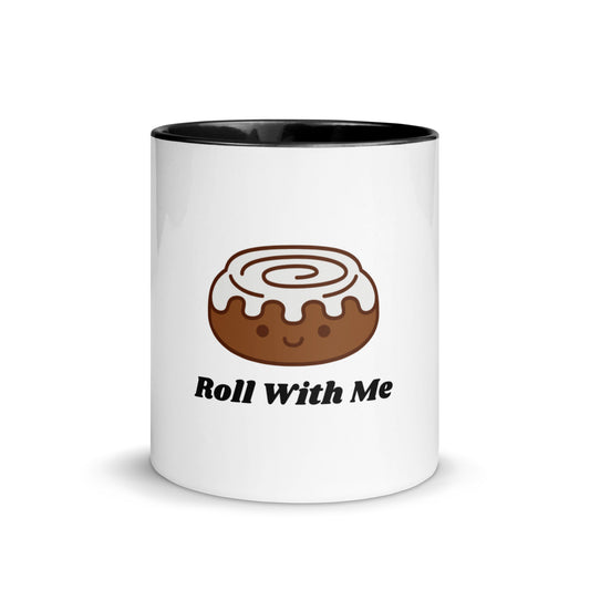 Roll with Me Mug with Color Inside