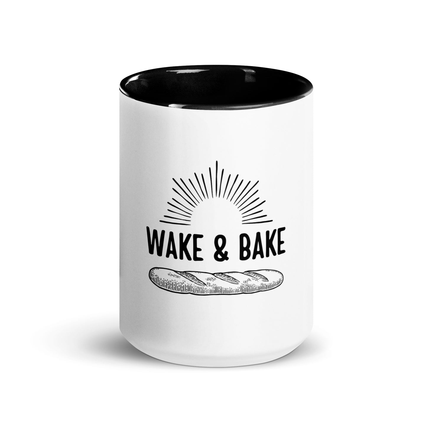 Wake & Bake Mug with Color Inside