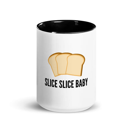 Slice Slice Baby  Mug with Color Inside