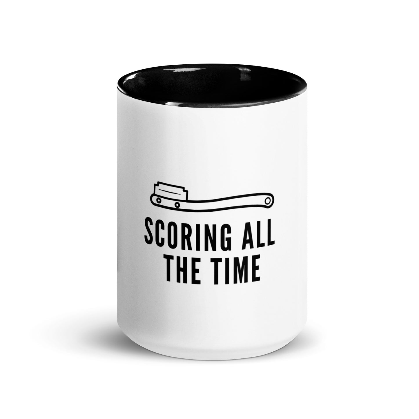 Scoring All The Time Mug with Color Inside