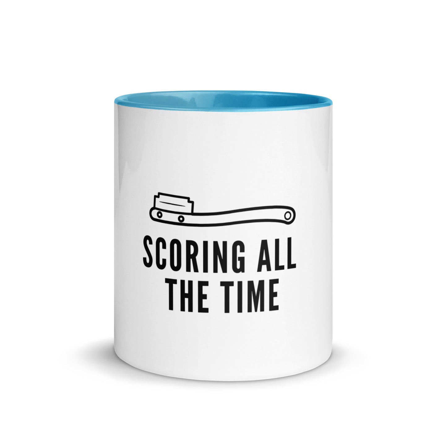 Scoring All The Time Mug with Color Inside