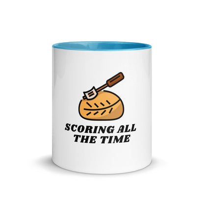 Scoring All The Time Mug with Color Inside