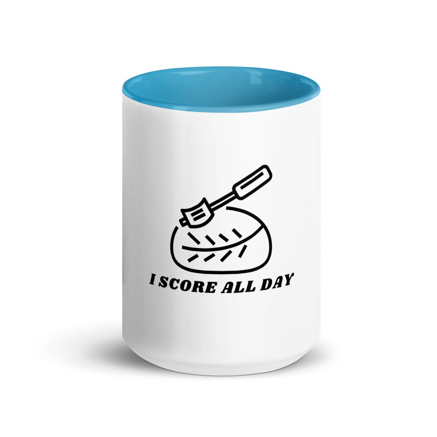 I Score All Day Mug with Color Inside