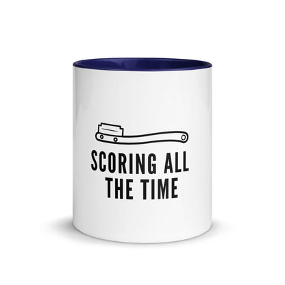 Scoring All The Time Mug with Color Inside