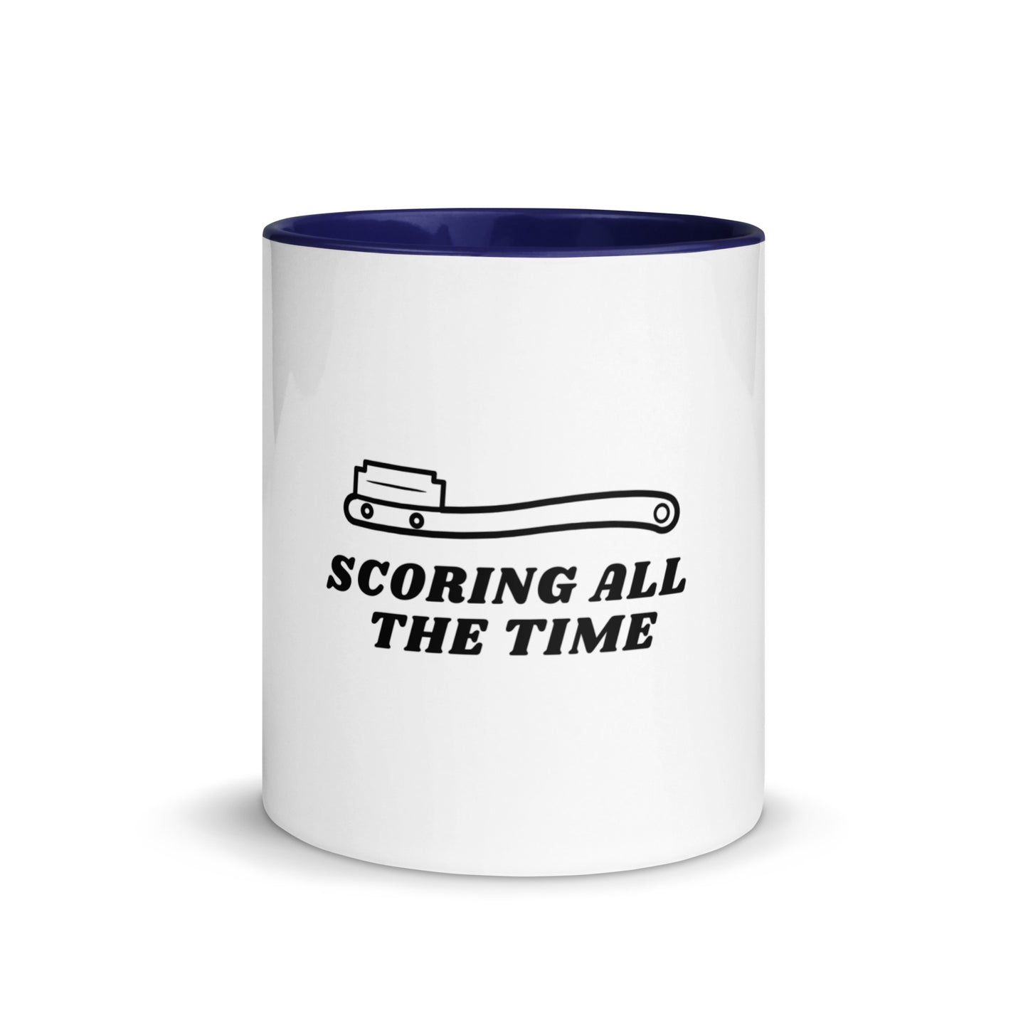 Scoring All The Time Mug with Color Inside