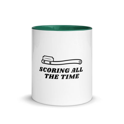 Scoring All The Time Mug with Color Inside