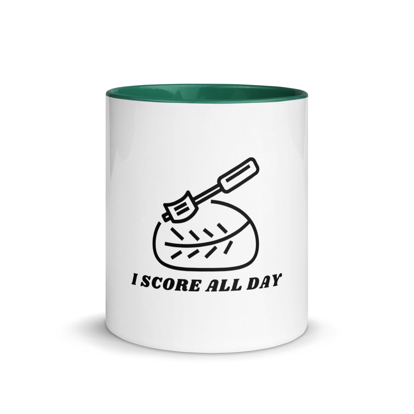 I Score All Day Mug with Color Inside