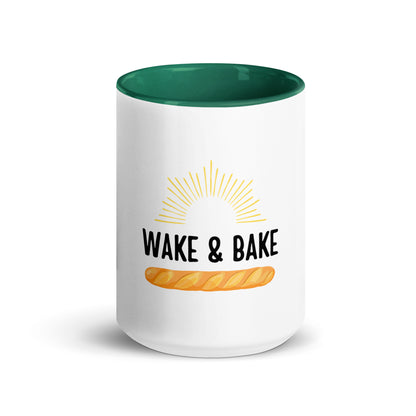 Wake & Bake Mug with Color Inside