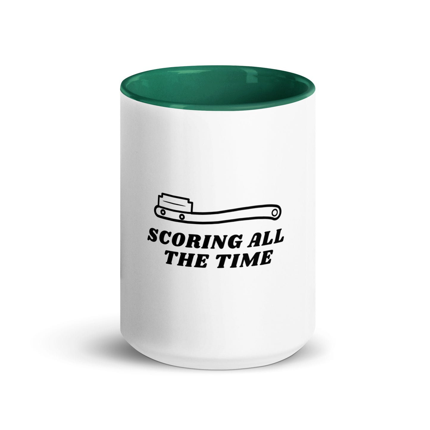 Scoring All The Time Mug with Color Inside