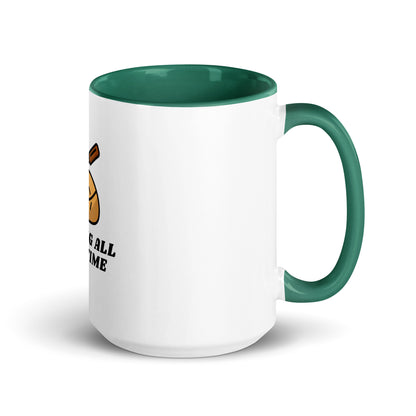 Scoring All The Time Mug with Color Inside