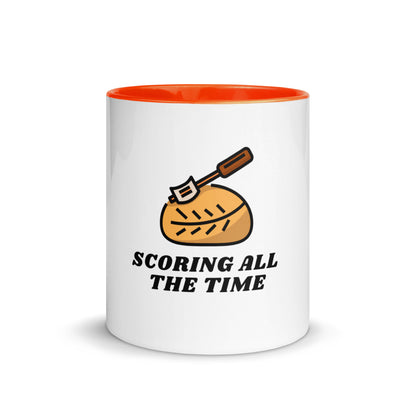 Scoring All The Time Mug with Color Inside