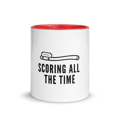 Scoring All The Time Mug with Color Inside