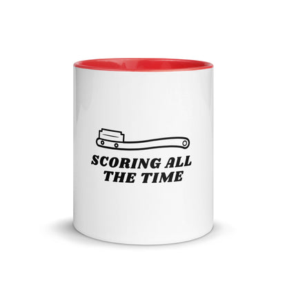 Scoring All The Time Mug with Color Inside