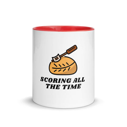 Scoring All The Time Mug with Color Inside