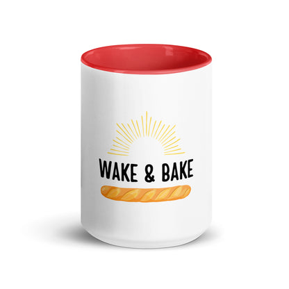 Wake & Bake Mug with Color Inside