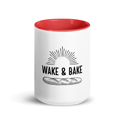 Wake & Bake Mug with Color Inside