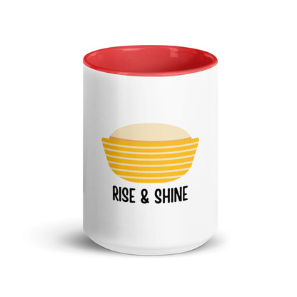 Rise & Shine Mug with Color Inside