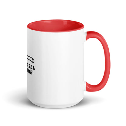 Scoring All The Time Mug with Color Inside